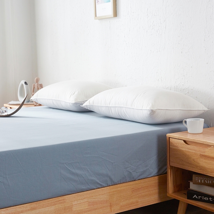 91家纺网 家纺一手货源 找家纺 贝尔 PELLHOME 日式全棉纯棉水洗棉床笠床罩男士简约蓝北欧床垫保护防滑固定单件春节不打烊 天蓝