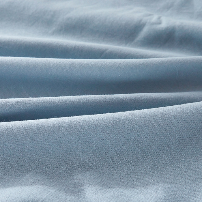 91家纺网 家纺一手货源 找家纺 贝尔 PELLHOME 日式全棉纯棉水洗棉床笠床罩男士简约蓝北欧床垫保护防滑固定单件春节不打烊 天蓝
