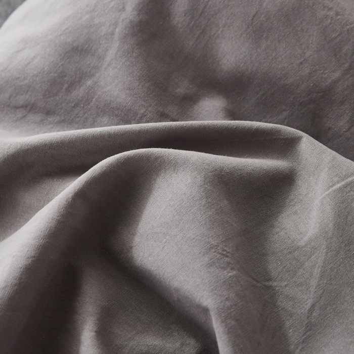 91家纺网 家纺一手货源 找家纺 贝尔 PELLHOME 日式全棉纯棉水洗棉床笠床罩男士简约蓝北欧床垫保护防滑固定单件春节不打烊 浅灰-