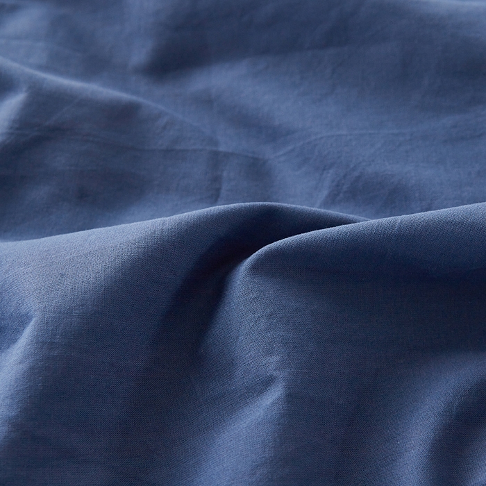 91家纺网 家纺一手货源 找家纺 贝尔 PELLHOME 日式全棉纯棉水洗棉床笠床罩男士简约蓝北欧床垫保护防滑固定单件春节不打烊 牛仔蓝-