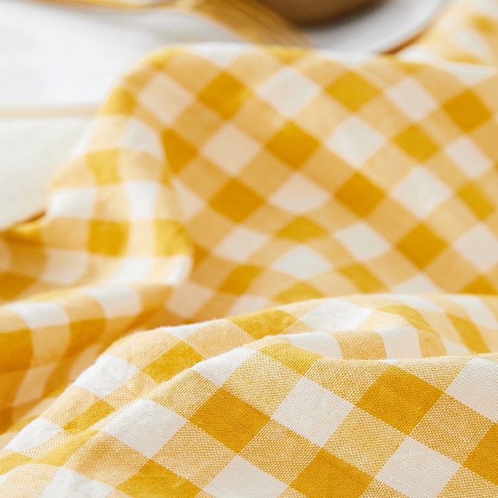 91家纺网 家纺一手货源 找家纺 贝尔 PELLHOME 纯棉被套单件良品水洗棉全棉被罩纯色（春节不打烊)（可抖音代发） 向阳柠黄