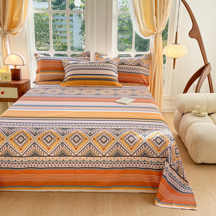 91家纺网 家纺一手货源 找家纺 （总）眠博士 2025新款全棉混纺生态磨毛印花单床单