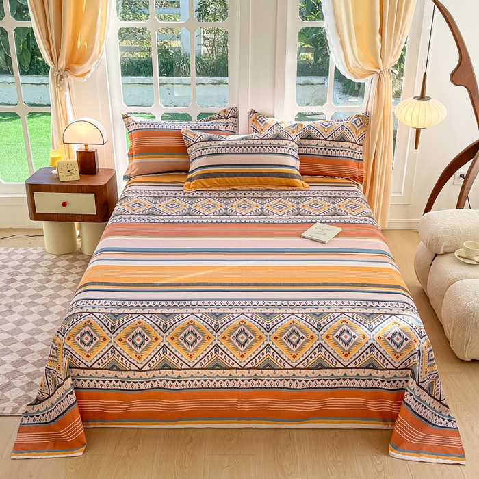 91家纺网 家纺一手货源 找家纺 （总）眠博士 2025新款全棉混纺生态磨毛印花单床单