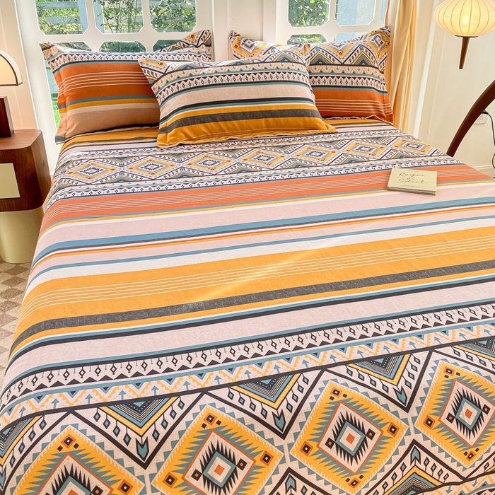 91家纺网 家纺一手货源 找家纺 （总）眠博士 2025新款全棉混纺生态磨毛印花单床单