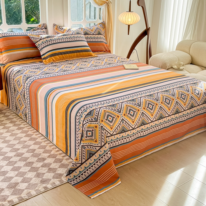 91家纺网 家纺一手货源 找家纺 （总）眠博士 2025新款全棉混纺生态磨毛印花单床单