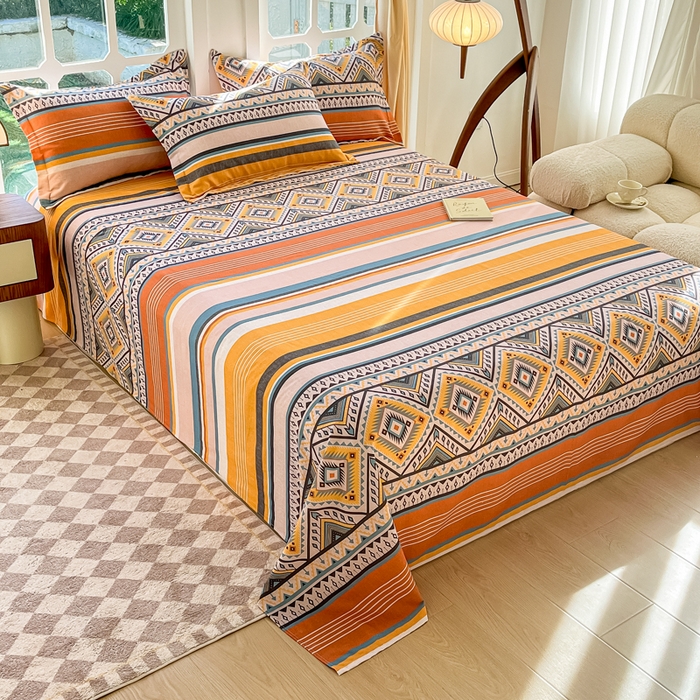 91家纺网 家纺一手货源 找家纺 （总）眠博士 2025新款全棉混纺生态磨毛印花单床单