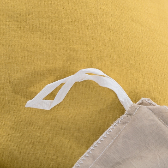 91家纺网 家纺一手货源 找家纺 贝尔 PELLHOME 纯棉被套单件良品水洗棉全棉被罩纯色（春节不打烊)（可抖音代发） 嫩黄纯色