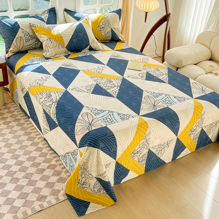 91家纺网 家纺一手货源 找家纺 （总）眠博士 2025新款全棉混纺生态磨毛印花单床单