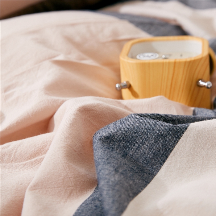 91家纺网 家纺一手货源 找家纺 贝尔 PELLHOME 纯棉枕套纯色良品格子水洗棉简约48*74单人（可抖音代发） 宝丽格