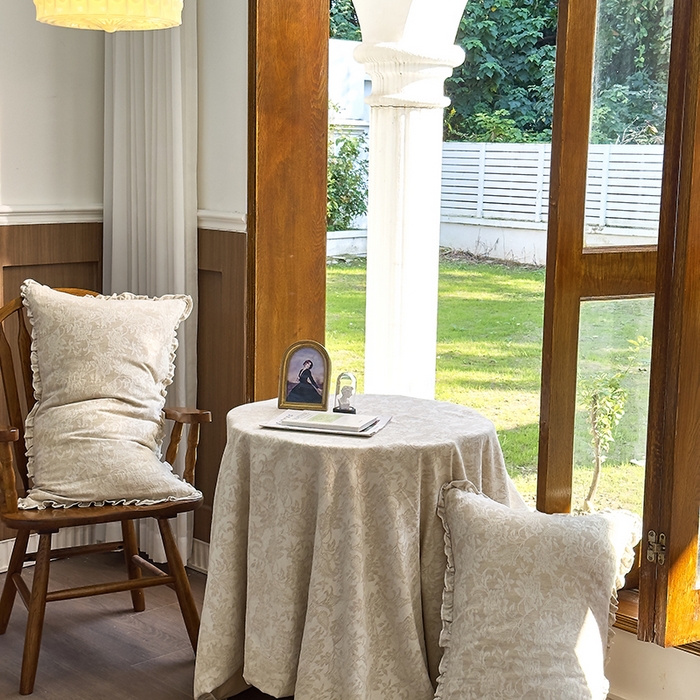 91家纺网 家纺一手货源 找家纺 （总）贝尔 2025新款棉麻色织提花双层纱