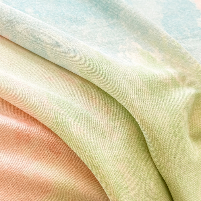 91家纺网 家纺一手货源 找家纺 眠博士 2025新款全棉混纺生态磨毛印花单床单 磨毛床单-彩色梵克