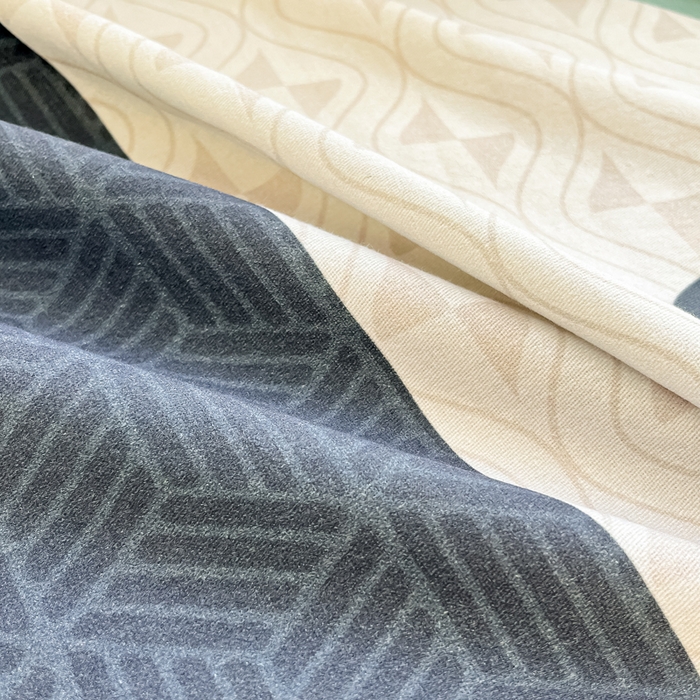 91家纺网 家纺一手货源 找家纺 眠博士 2025新款全棉混纺生态磨毛印花单床单 磨毛床单-菱形圆