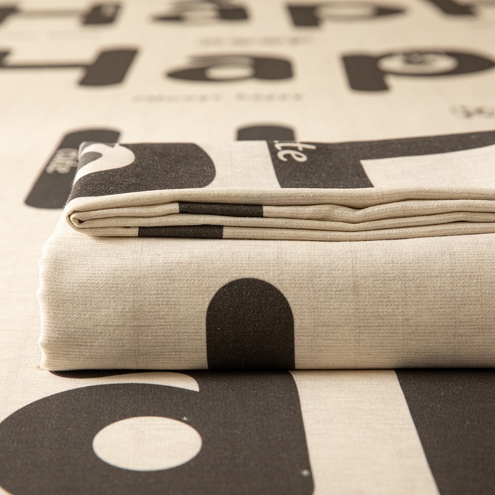 91家纺网 家纺一手货源 找家纺 眠博士 2025新款全棉混纺生态磨毛印花单床单 磨毛床单-兔先生