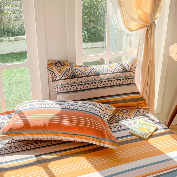 91家纺网 家纺一手货源 找家纺 （总）眠博士 2025新款全棉混纺生态磨毛印花单枕套