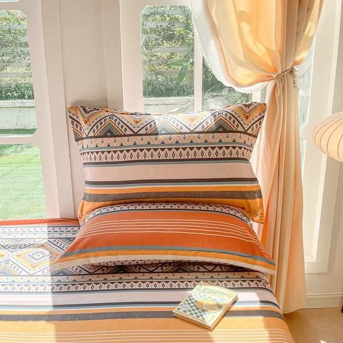 91家纺网 家纺一手货源 找家纺 （总）眠博士 2025新款全棉混纺生态磨毛印花单枕套