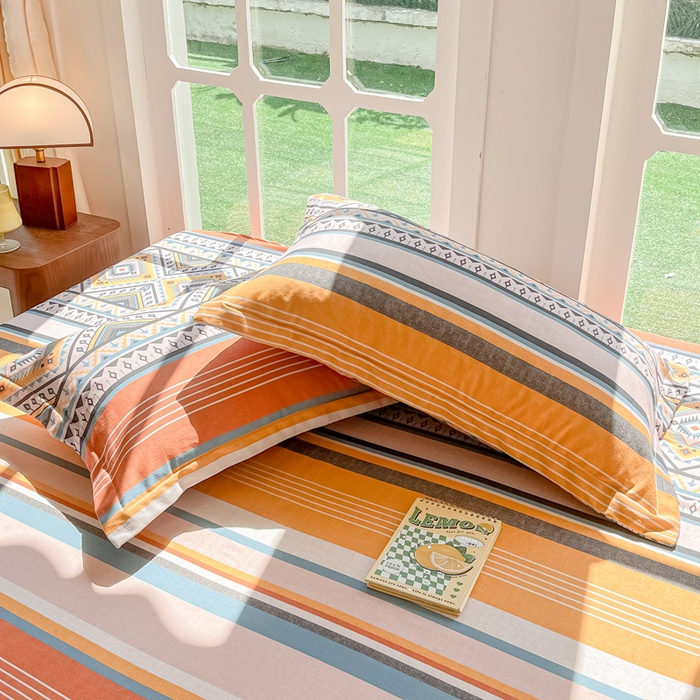 91家纺网 家纺一手货源 找家纺 （总）眠博士 2025新款全棉混纺生态磨毛印花单枕套