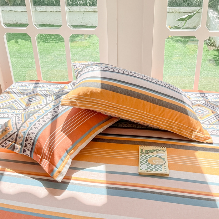 91家纺网 家纺一手货源 找家纺 （总）眠博士 2025新款全棉混纺生态磨毛印花单枕套