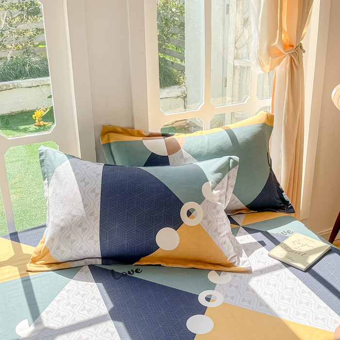 91家纺网 家纺一手货源 找家纺 （总）眠博士 2025新款全棉混纺生态磨毛印花单枕套