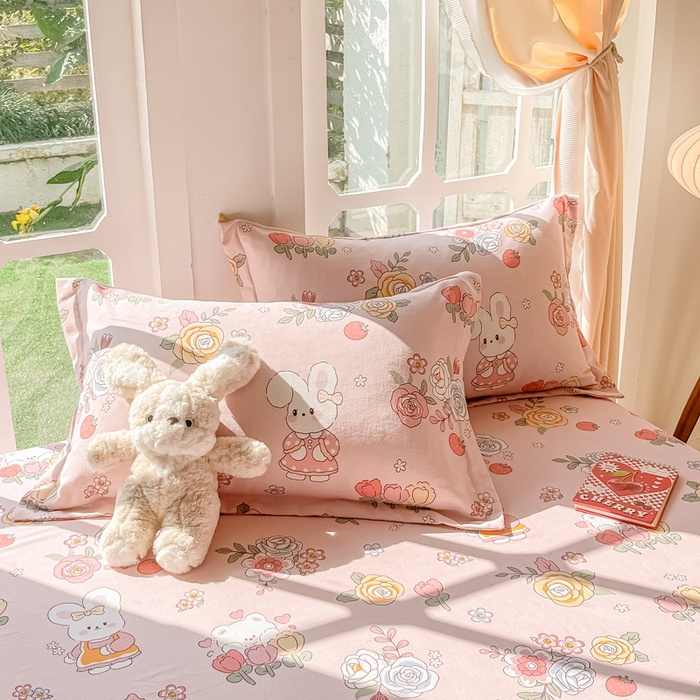 91家纺网 家纺一手货源 找家纺 （总）眠博士 2025新款全棉混纺生态磨毛印花单枕套