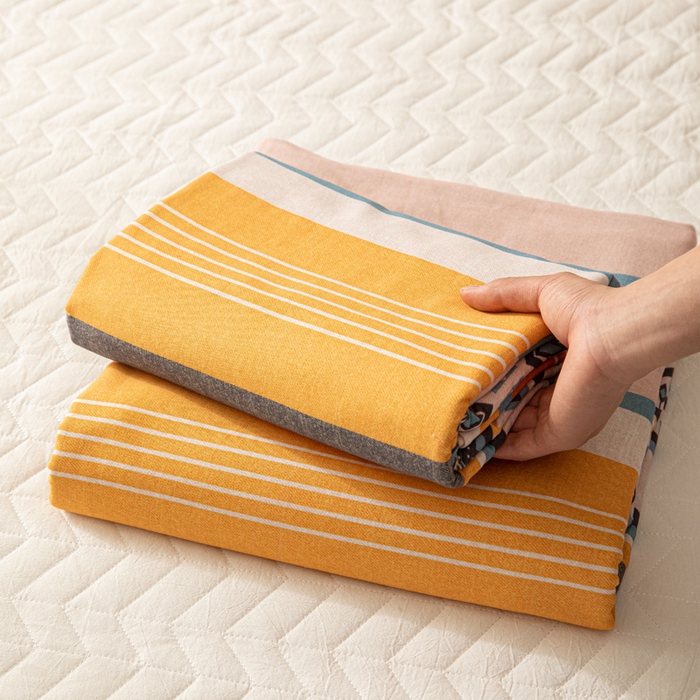 91家纺网 家纺一手货源 找家纺 （总）眠博士 2025新款全棉混纺生态磨毛印花四件套