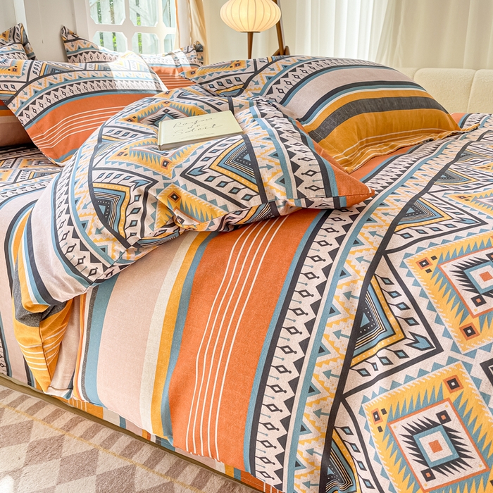 91家纺网 家纺一手货源 找家纺 （总）眠博士 2025新款全棉混纺生态磨毛印花四件套