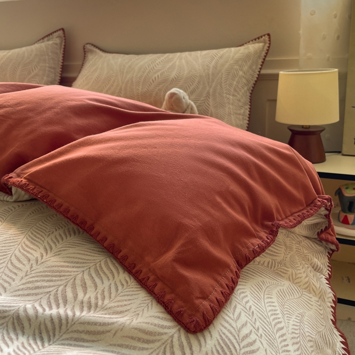 91家纺网 家纺一手货源 找家纺 （总）如一 2025新款加厚全棉磨毛三角针四件套