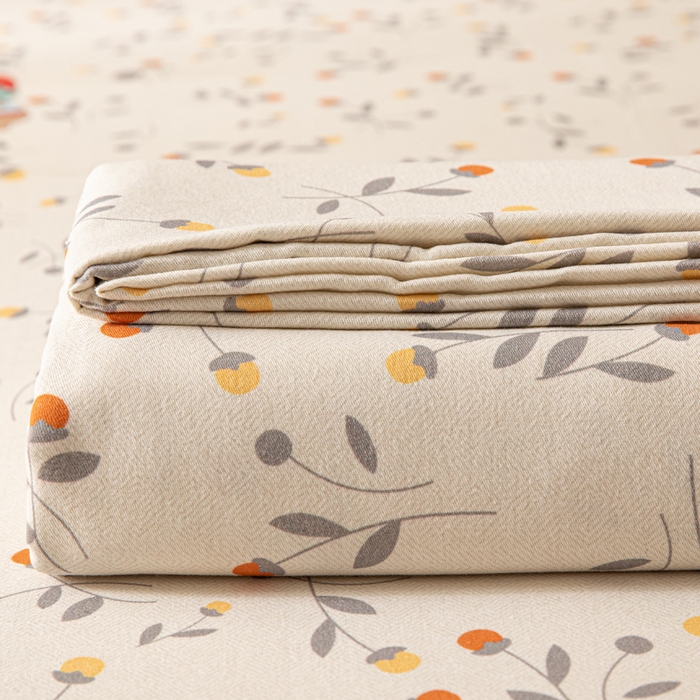 91家纺网 家纺一手货源 找家纺 眠博士 2025新款全棉混纺生态磨毛印花四件套 磨毛四件套-皮特兔