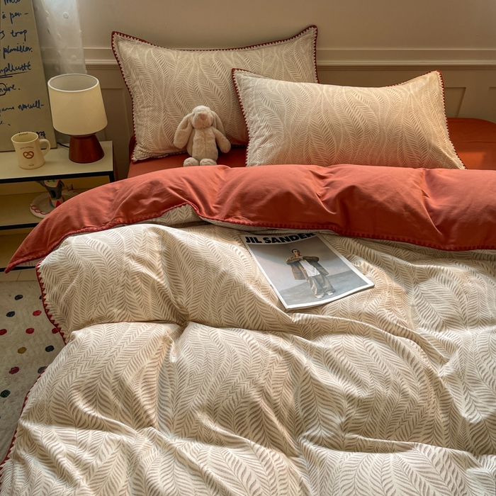 91家纺网 家纺一手货源 找家纺 （总）如一 2025新款加厚全棉磨毛三角针四件套