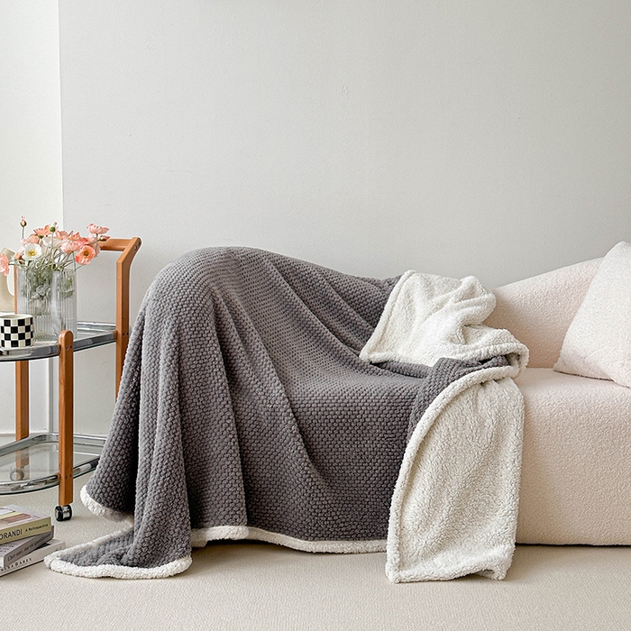 91家纺网 家纺一手货源 找家纺 （总）梵希良品家纺 2025新款玫瑰绒毛毯珊瑚绒小毯子办公室午睡毯床上用盖毯沙发毯毯子