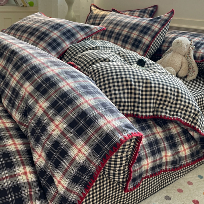 91家纺网 家纺一手货源 找家纺 （总）如一 2025新款加厚全棉磨毛三角针四件套