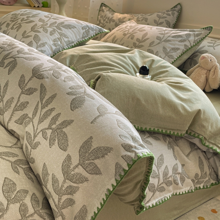 91家纺网 家纺一手货源 找家纺 （总）如一 2025新款加厚全棉磨毛三角针四件套