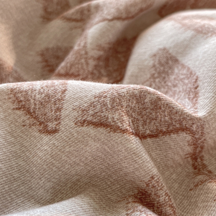 91家纺网 家纺一手货源 找家纺 如一 2025新款加厚全棉磨毛三角针四件套 叶语-粉