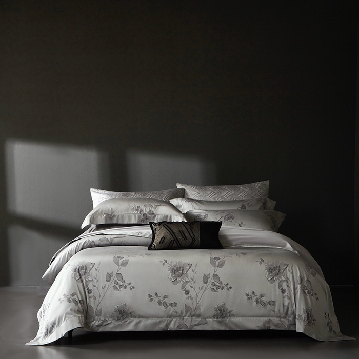 91家纺网 家纺一手货源 找家纺 （总）时亿家居 2025新款100支天丝棉色织提花四件套