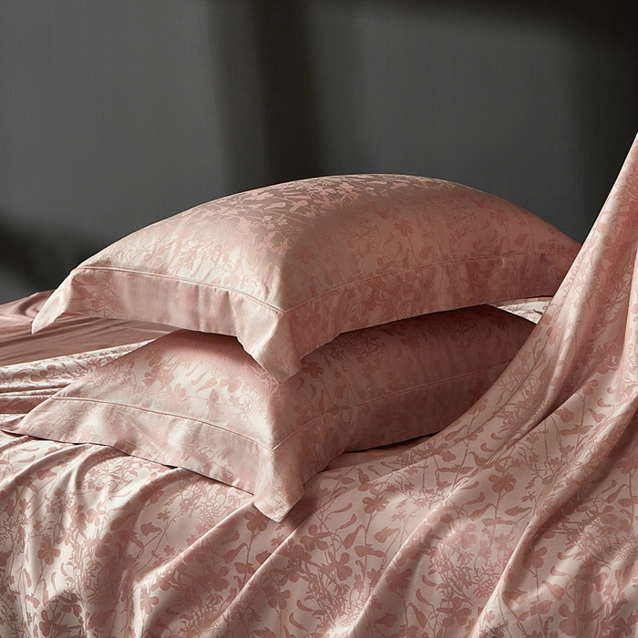 91家纺网 家纺一手货源 找家纺 （总）时亿家居 2025新款100支天丝棉色织提花四件套