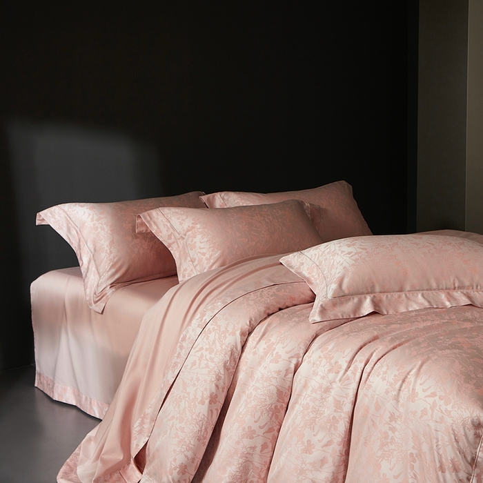 91家纺网 家纺一手货源 找家纺 （总）时亿家居 2025新款100支天丝棉色织提花四件套