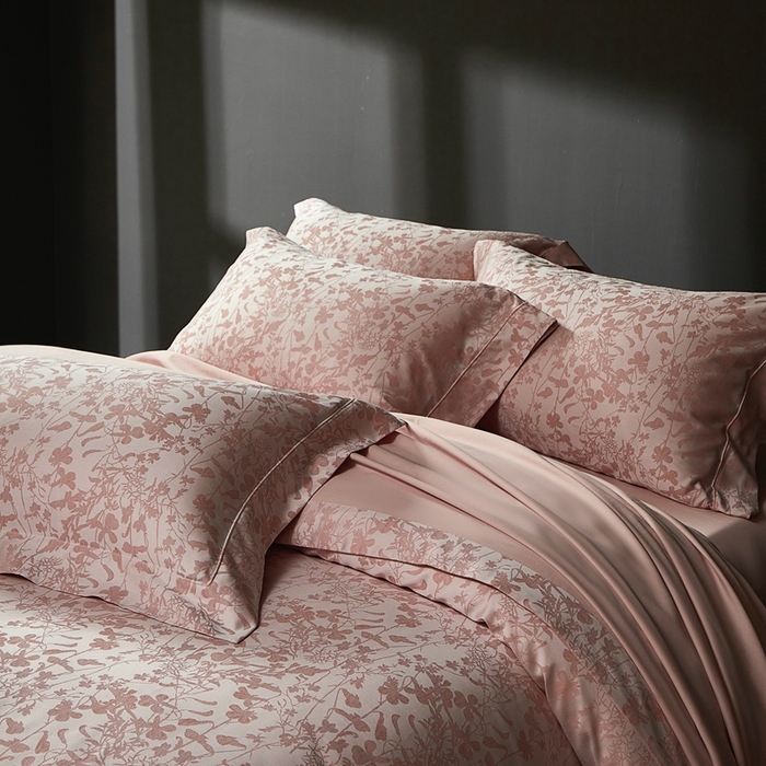 91家纺网 家纺一手货源 找家纺 （总）时亿家居 2025新款100支天丝棉色织提花四件套