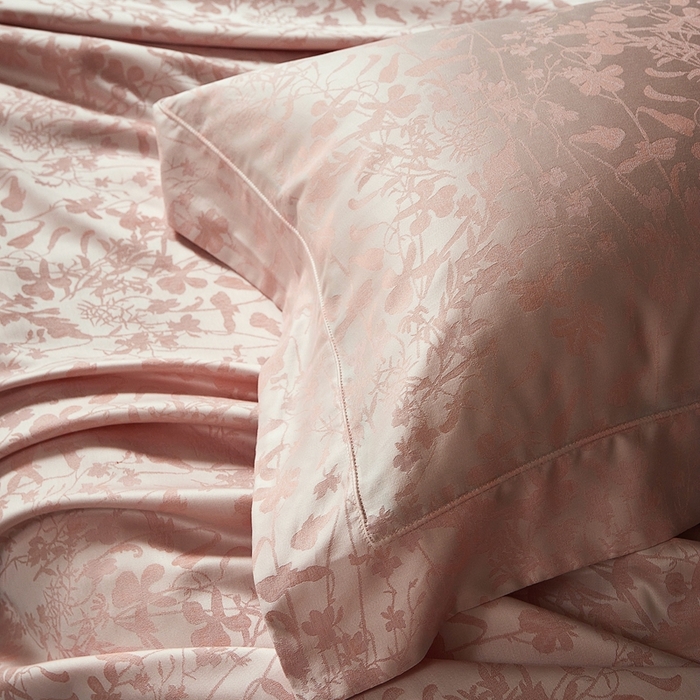 91家纺网 家纺一手货源 找家纺 （总）时亿家居 2025新款100支天丝棉色织提花四件套