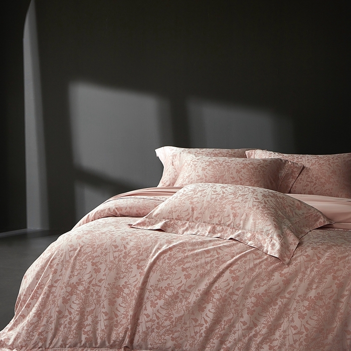 91家纺网 家纺一手货源 找家纺 （总）时亿家居 2025新款100支天丝棉色织提花四件套