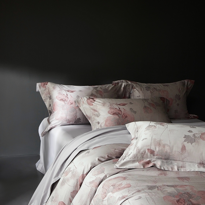 91家纺网 家纺一手货源 找家纺 时亿家居 2025新款100支天丝棉色织提花四件套 夕颜