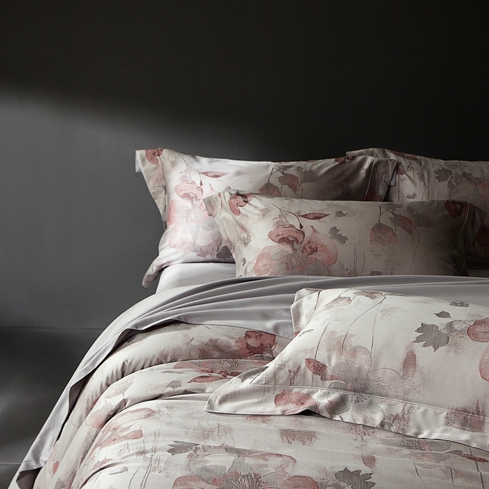 91家纺网 家纺一手货源 找家纺 时亿家居 2025新款100支天丝棉色织提花四件套 夕颜