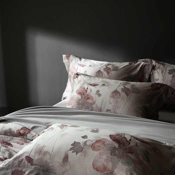 91家纺网 家纺一手货源 找家纺 时亿家居 2025新款100支天丝棉色织提花四件套 夕颜