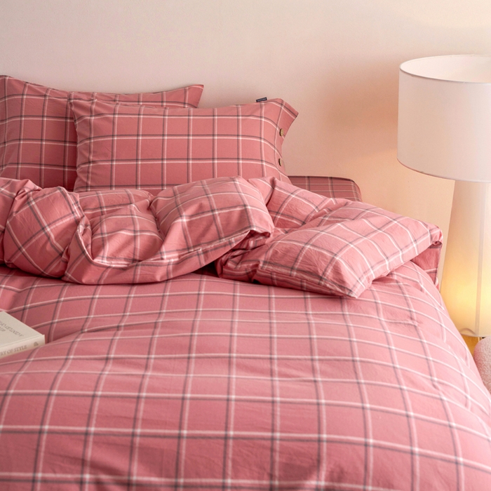 91家纺网 家纺一手货源 找家纺 （总）贝尔 A类全棉纽扣水洗棉四件套