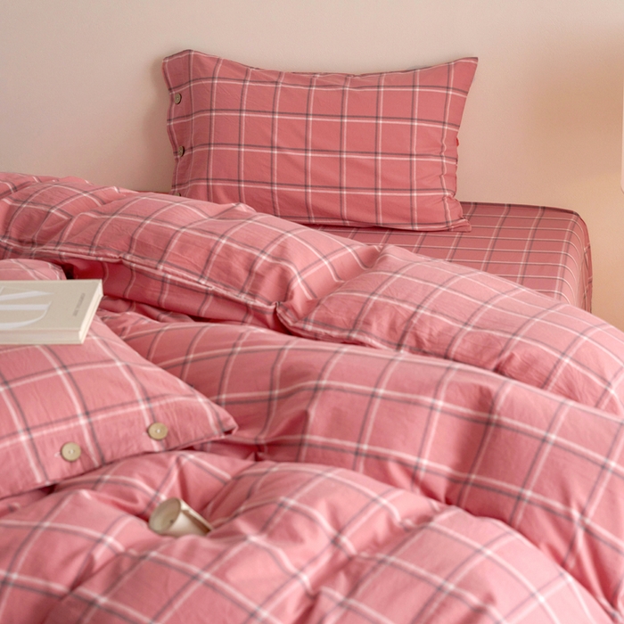 91家纺网 家纺一手货源 找家纺 （总）贝尔 A类全棉纽扣水洗棉四件套