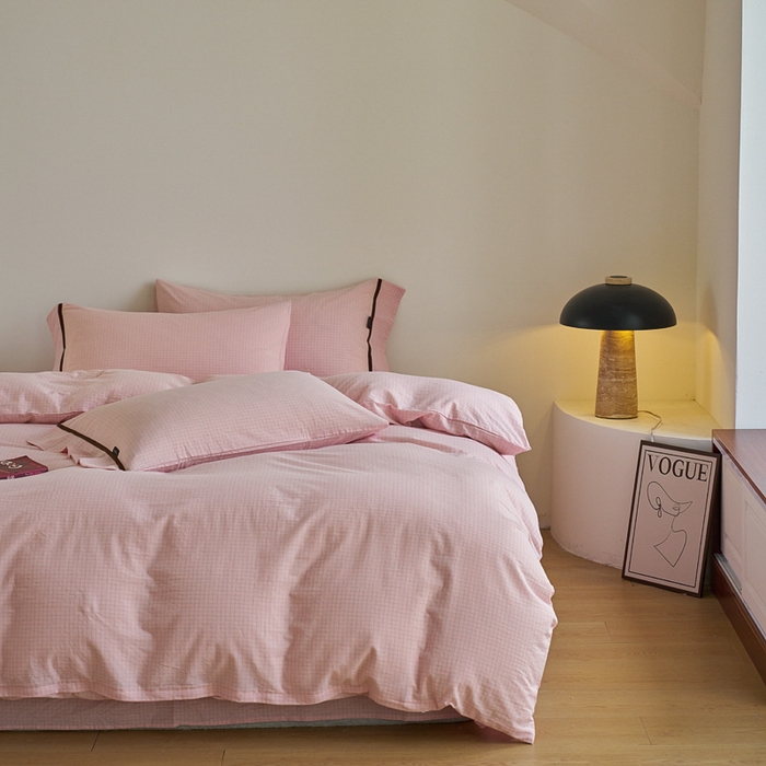 91家纺网 家纺一手货源 找家纺 （总）贝尔 PELLHOME A类全棉色织水洗棉四件套--山河系列（可抖音代发）