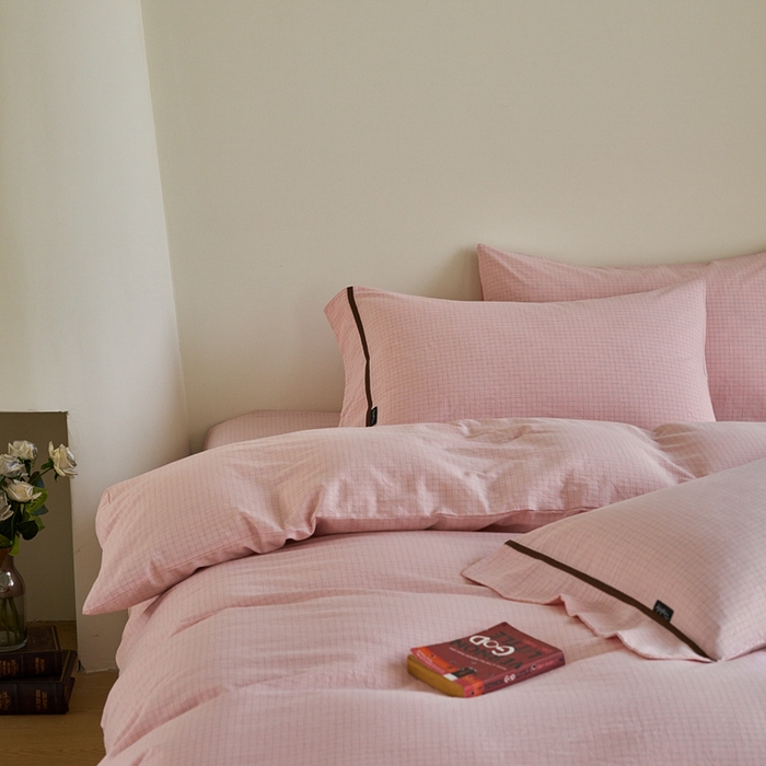 91家纺网 家纺一手货源 找家纺 （总）贝尔 PELLHOME A类全棉色织水洗棉四件套--山河系列（可抖音代发）