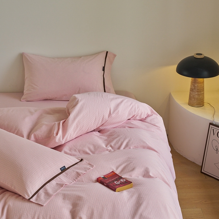 91家纺网 家纺一手货源 找家纺 （总）贝尔 PELLHOME A类全棉色织水洗棉四件套--山河系列（可抖音代发）