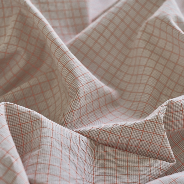 91家纺网 家纺一手货源 找家纺 贝尔 PELLHOME A类全棉色织水洗棉四件套--山河系列（可抖音代发） 山河-咖