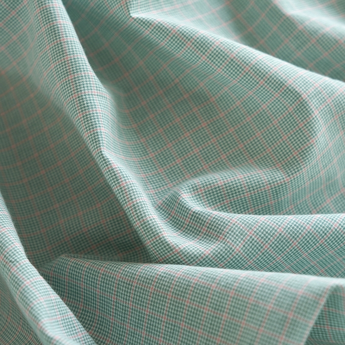 91家纺网 家纺一手货源 找家纺 贝尔 PELLHOME A类全棉色织水洗棉四件套--山河系列（可抖音代发） 山河-绿