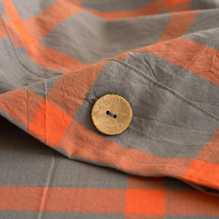 91家纺网 家纺一手货源 找家纺 贝尔 A类全棉纽扣水洗棉四件套 日落珊瑚