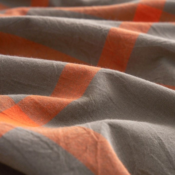 91家纺网 家纺一手货源 找家纺 贝尔 A类全棉纽扣水洗棉四件套 日落珊瑚